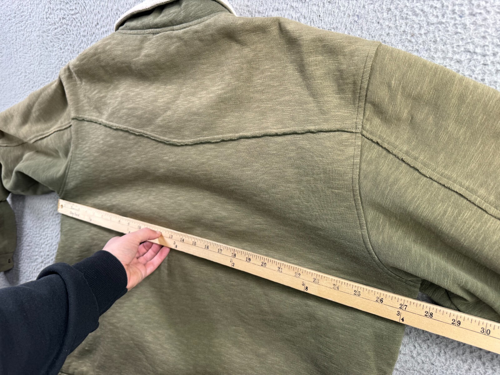 Vintage No Fear Jacket Mens 2XL Green Full Zip Fleece Sweat Y2K Collared
