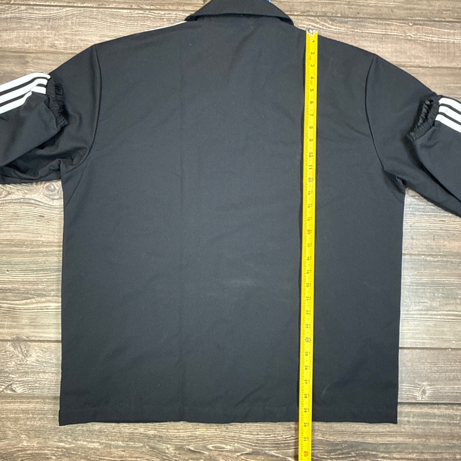 Adidas Mens Size Medium Mesh Coach Jacket Black Originals Trefoil IZ1831 New