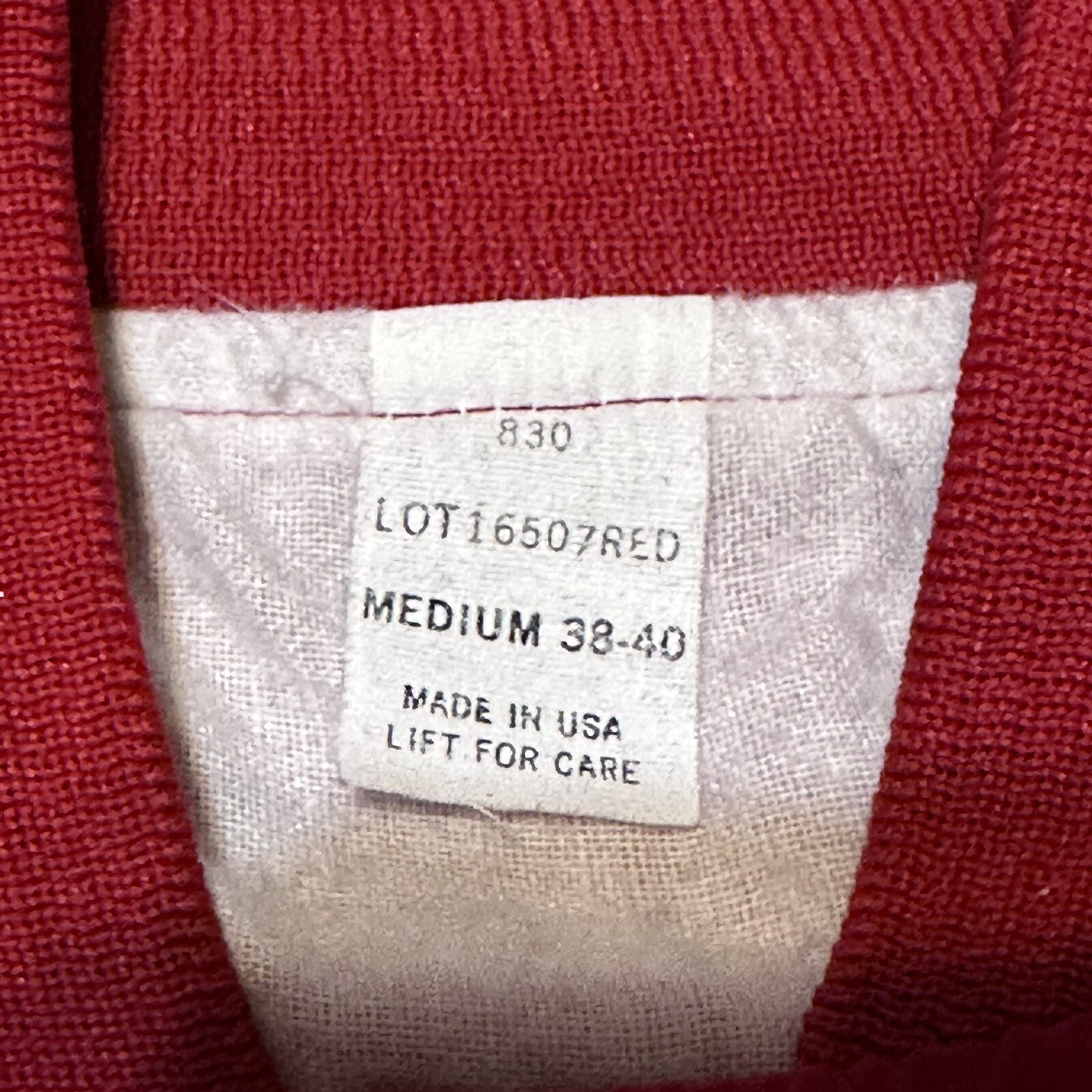 Say Yes To Michigan Vintage M Nylon Snap Button Red Bomber Jacket Windbreaker