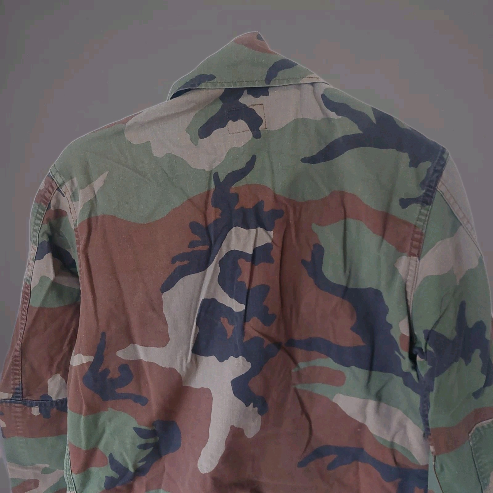 Vintage US United States Army Woodland Camouflage Field Jacket Sz Small-Regular