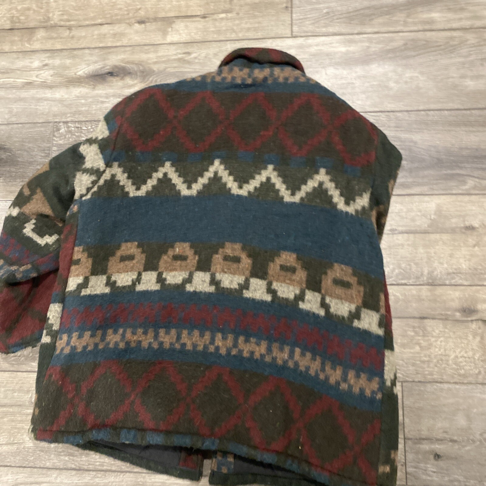Men’s Santa Fe Made In USA Western coat Missing Button Dry Clean Only