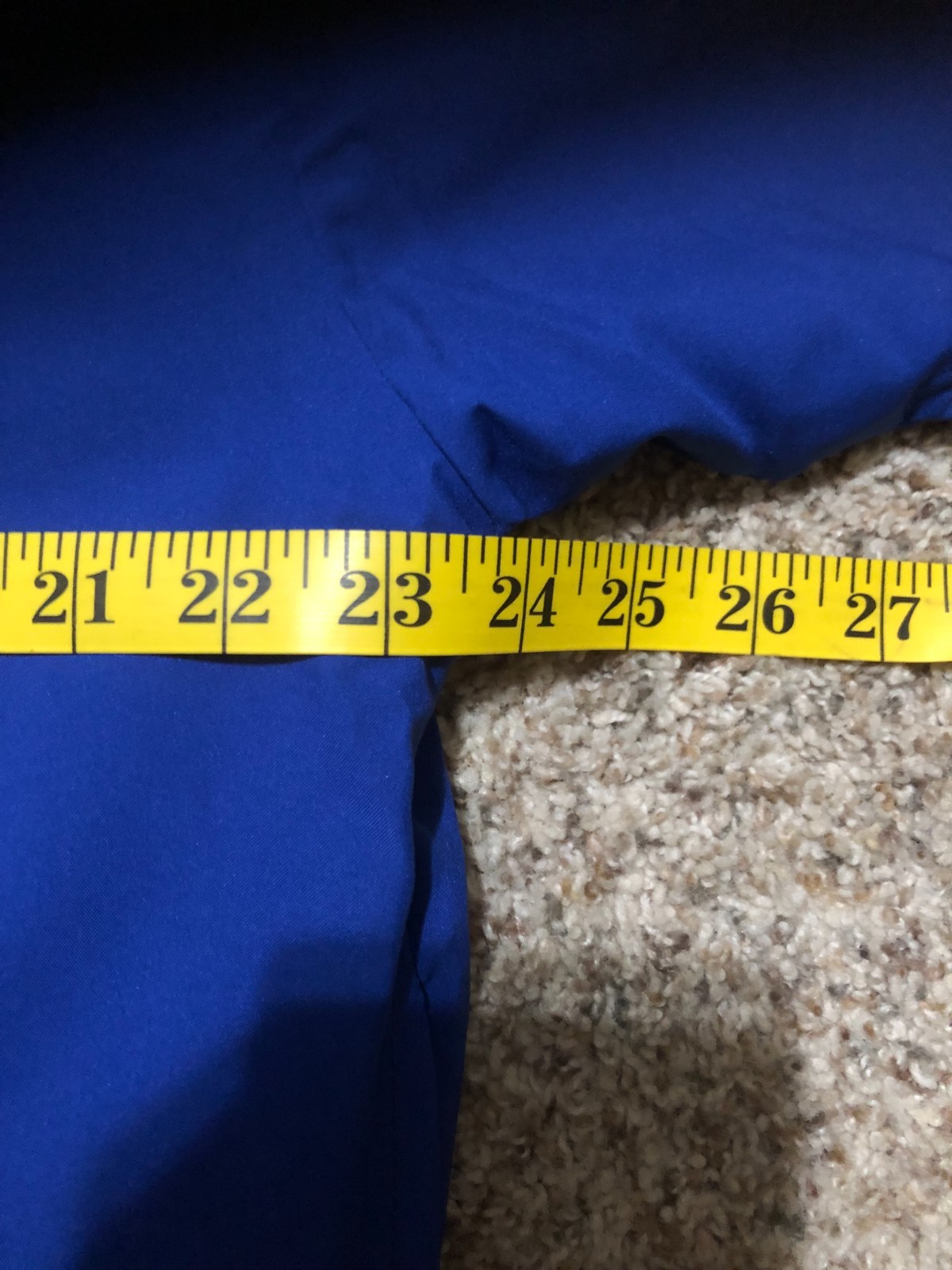 Forrester’s Mens Golf V-Neck Windshirt MEDIUM Royal Blue Teflon Microfiber NWT