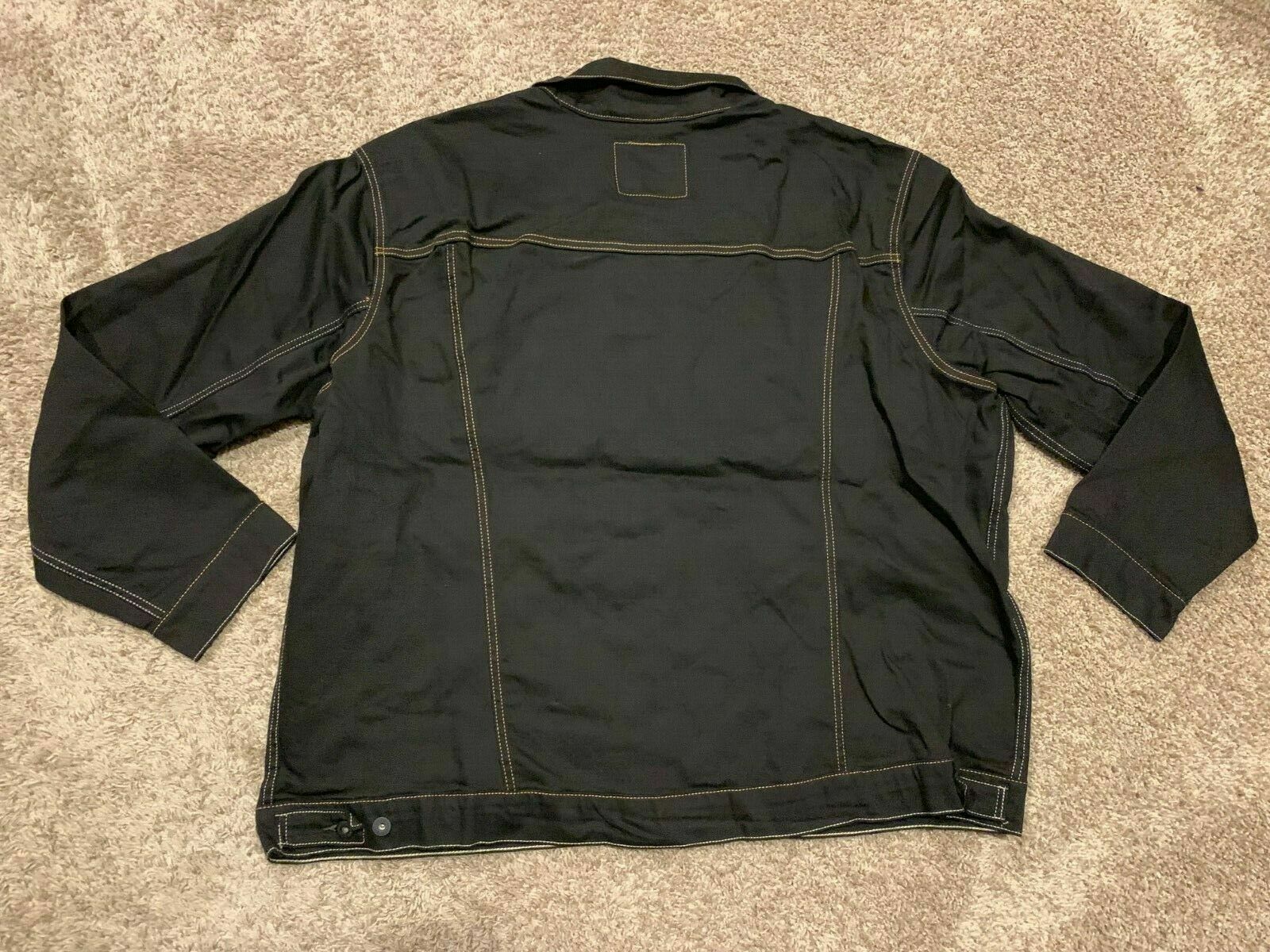 Levi’s Trucker Jacket Black Big & Tall Sizes 4XL RT$98 NWT A8
