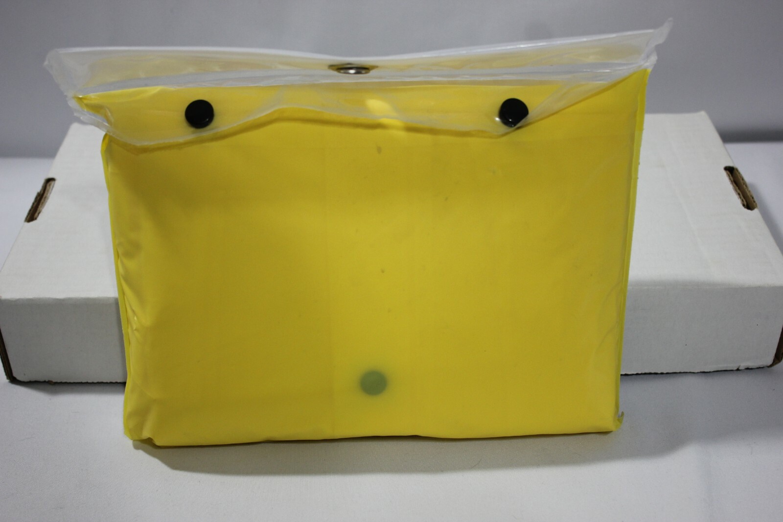 Safety Works 2-Piece Yellow EVA Rain Suit Drawstring Hood SIZE XL NEW