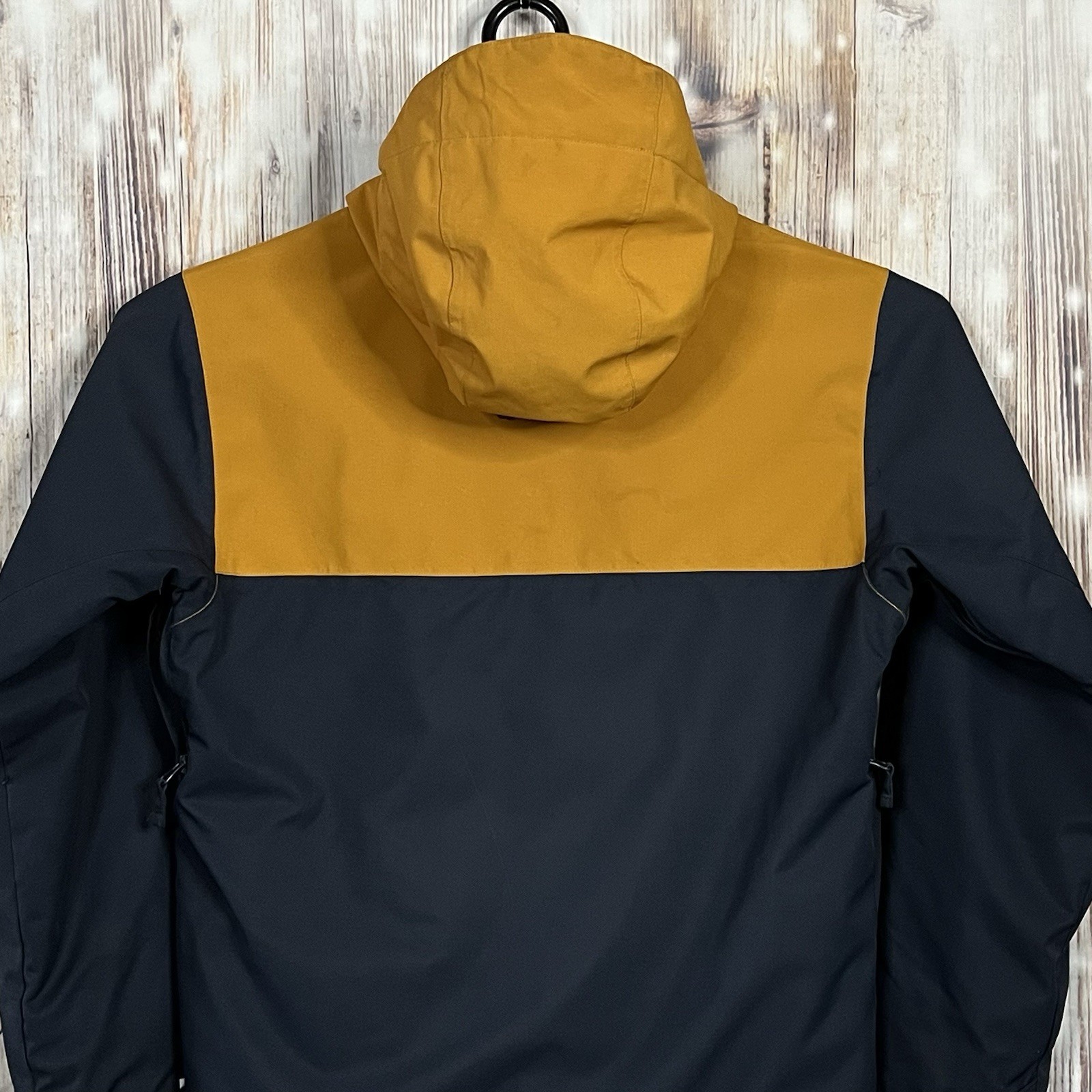 Picture Organic Hidli Jacket Mens Small Hooded Dryplay Bio Shell Waterproof NICE