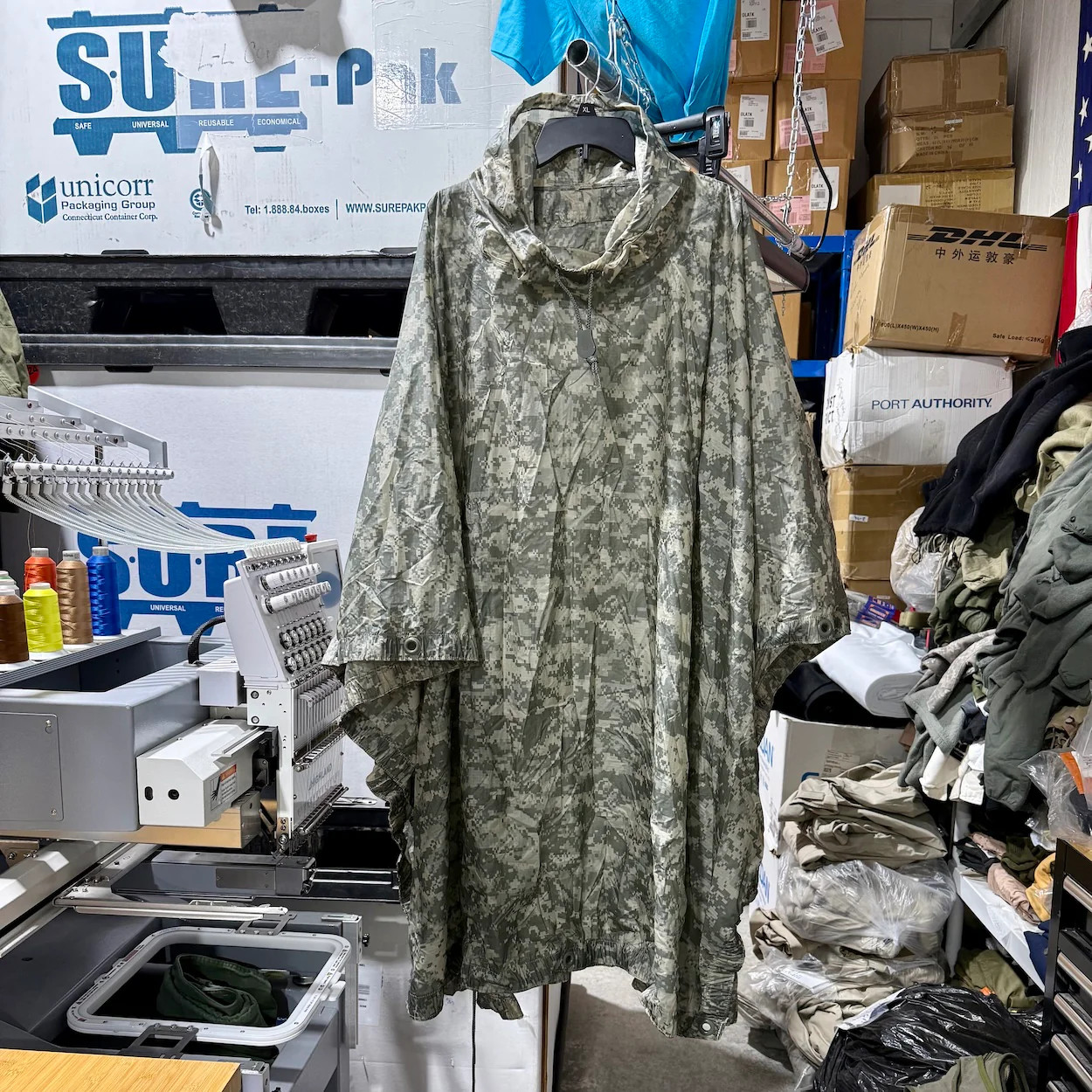 US Military Rain Poncho – ACU – Waterproof Tactical Field Gear