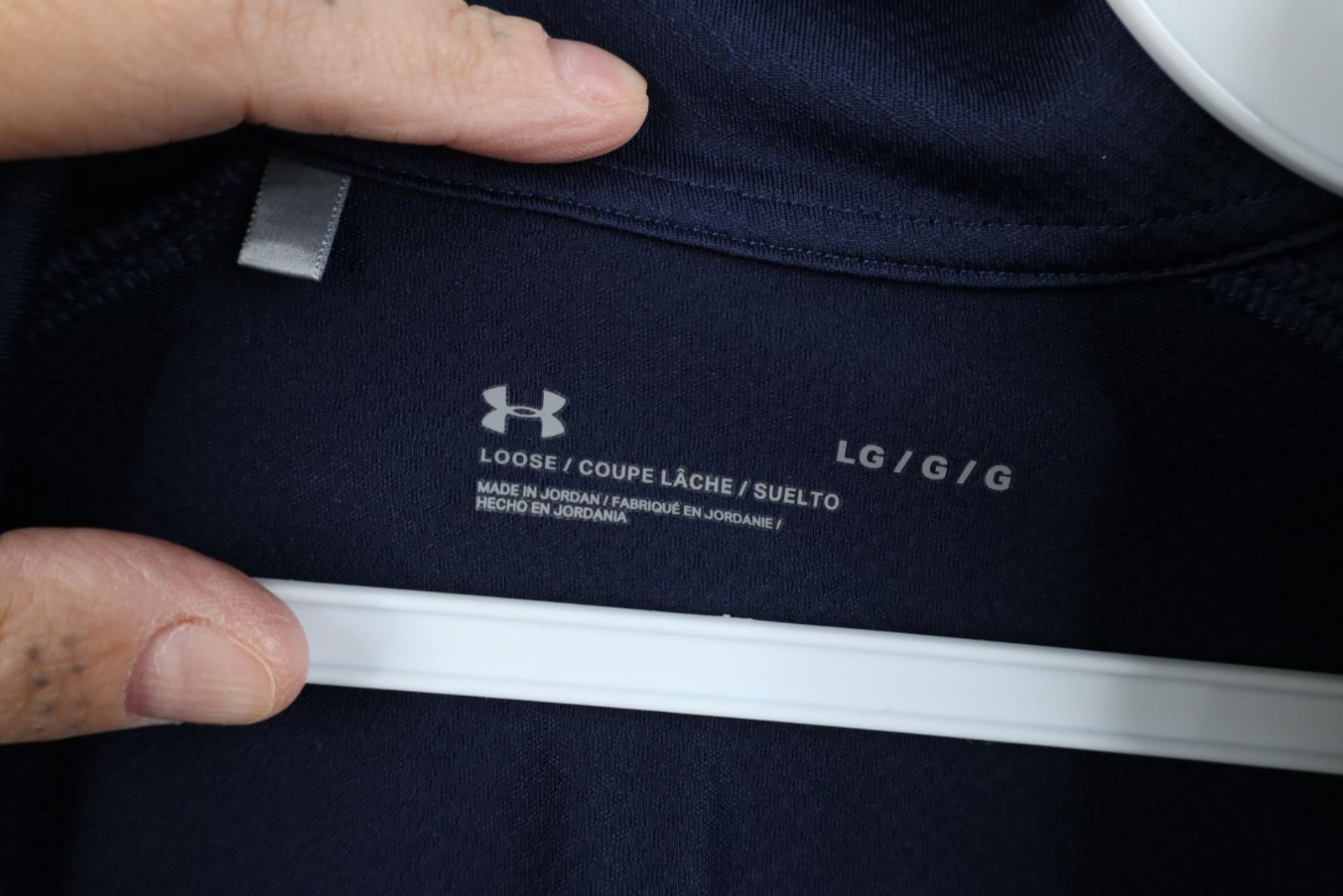 Under Armour Mens Large United States Navy Naval Academy 1/4 Zip Jacket Top