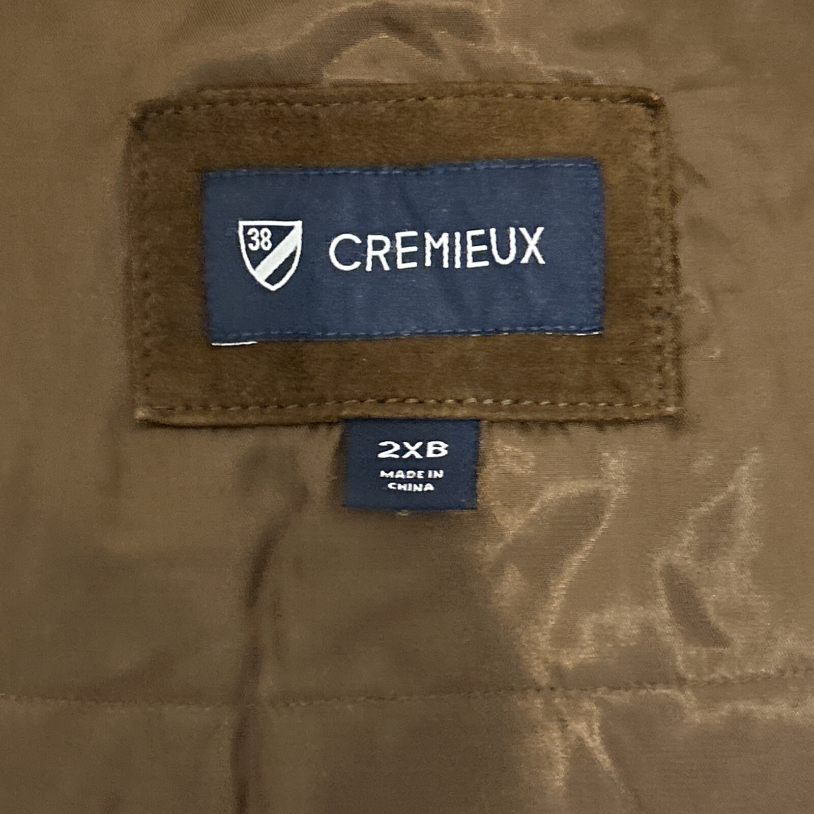 Daniel Cremieux Leather Vest Men Brown Medium Full Zip Button Belted Collar 2XB