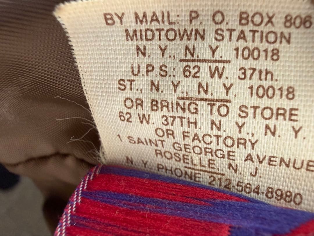 Schott N.Y.C Suede Leather Jacket Blouson Coat Men 40 Brown