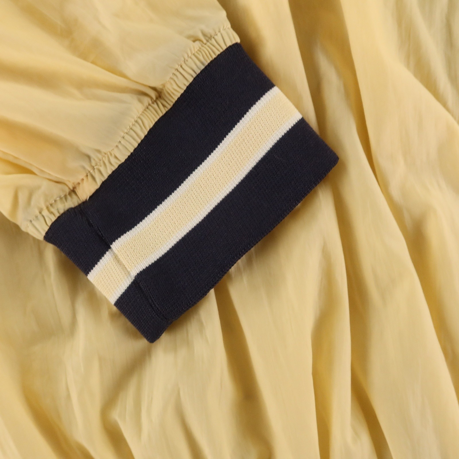 VTG Catalina Jacket Mens XL Yellow Pullover Windbreaker Nylon Striped 90s
