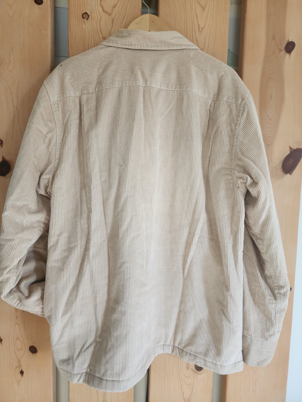 OBEY XL Beige Corduroy Shirt Jacket Overshirt Shacket