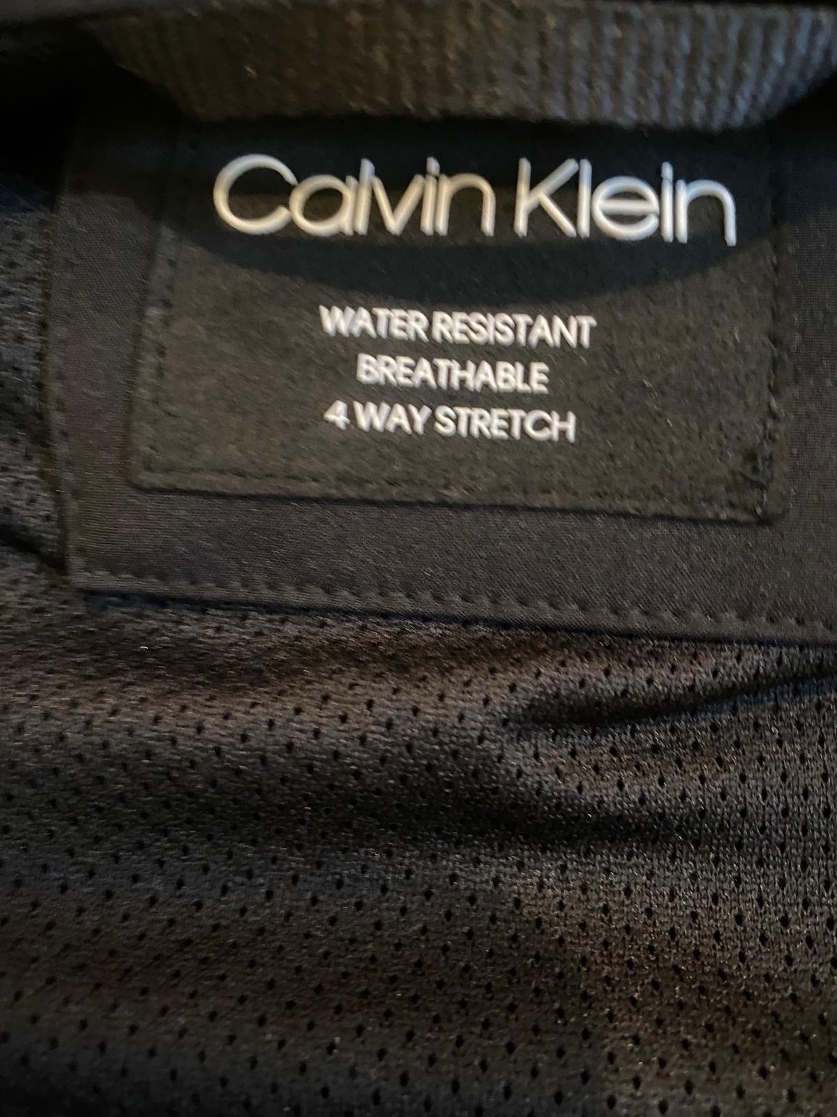 Calvin Klein Men’s Softshell Jacket Full Zip Rain Urban Business Casual