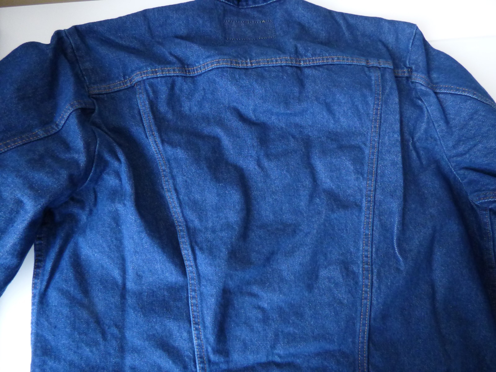 Mens Wrangler Cowboy Cut Unlined Denim Jacket – Inside Pockets – 74145PW