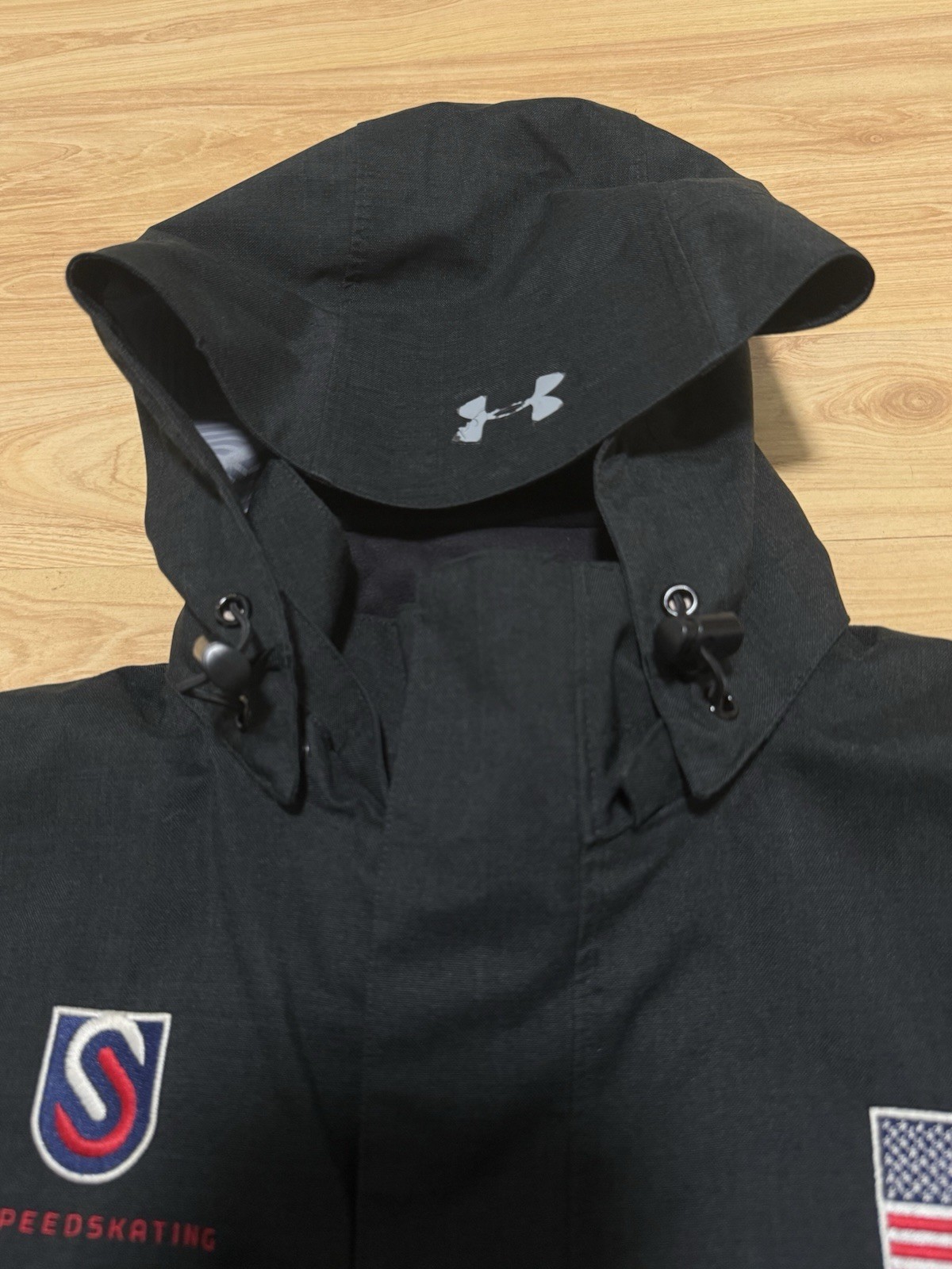 UNDER ARMOUR UA STORM USA UNITED STATES US SPEED-SKATING COAT ZIP OUT LINER SZ M
