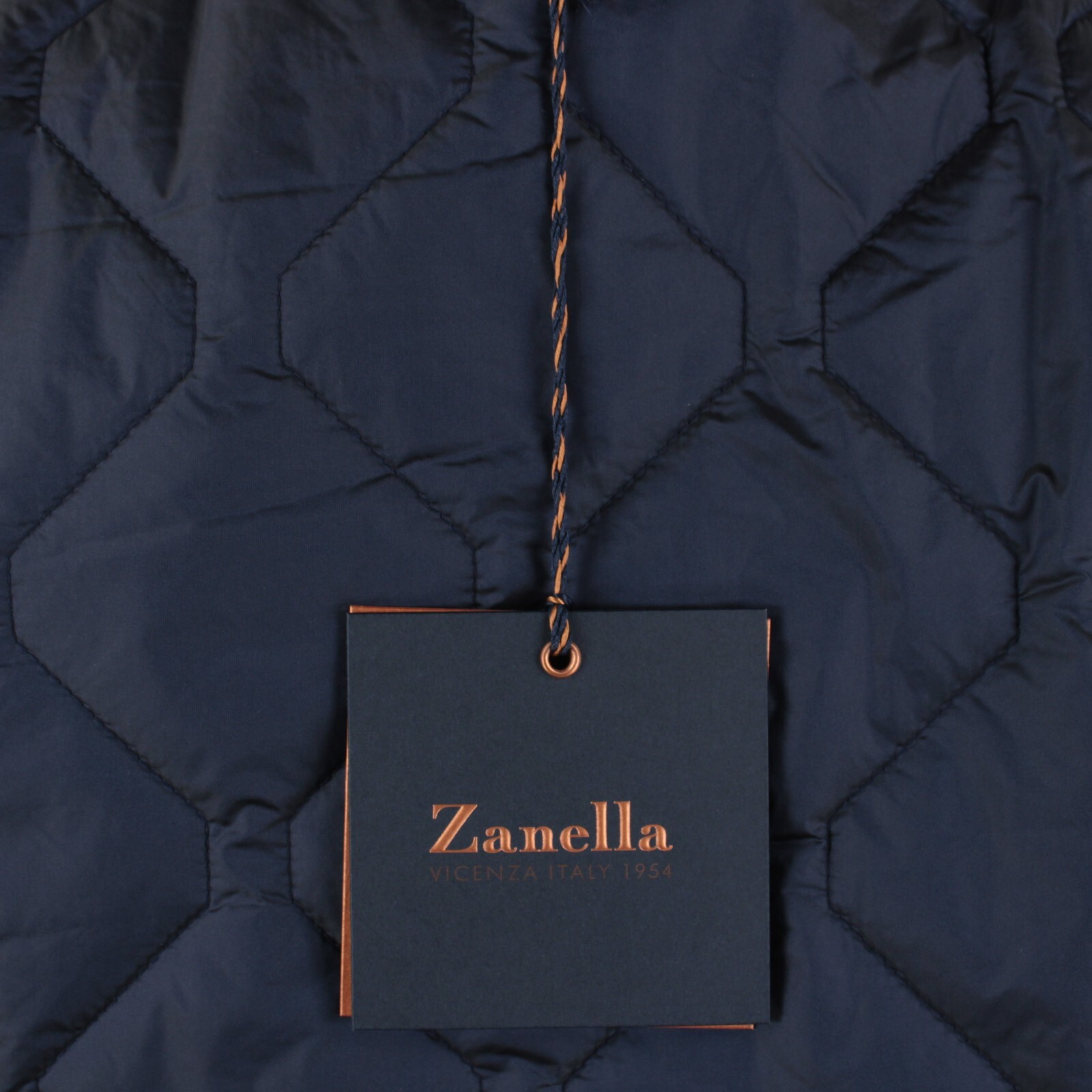 Zanella NWT 100% Polyester Rain Coat w/ Removable Vest Size XL US In Solid Navy
