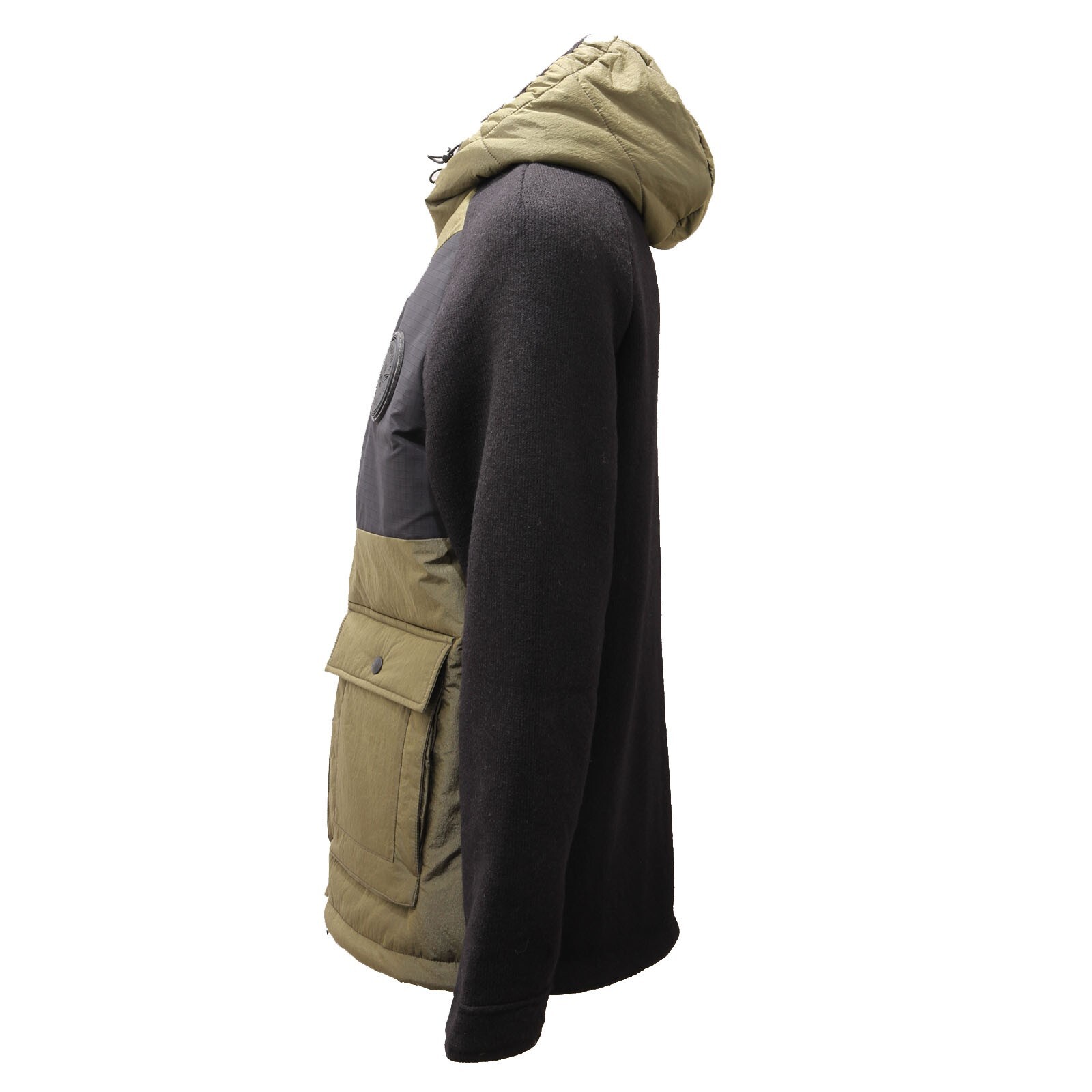 4395AE giubbotto uomo AERONAUTICA MILITARE green wool/poliestere jacket man