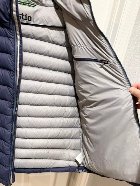 M $349 STIO HOMETOWN DOWN HOODED COAT JACKET 800-FILL FW21AG3 #200019 LARGE EUC