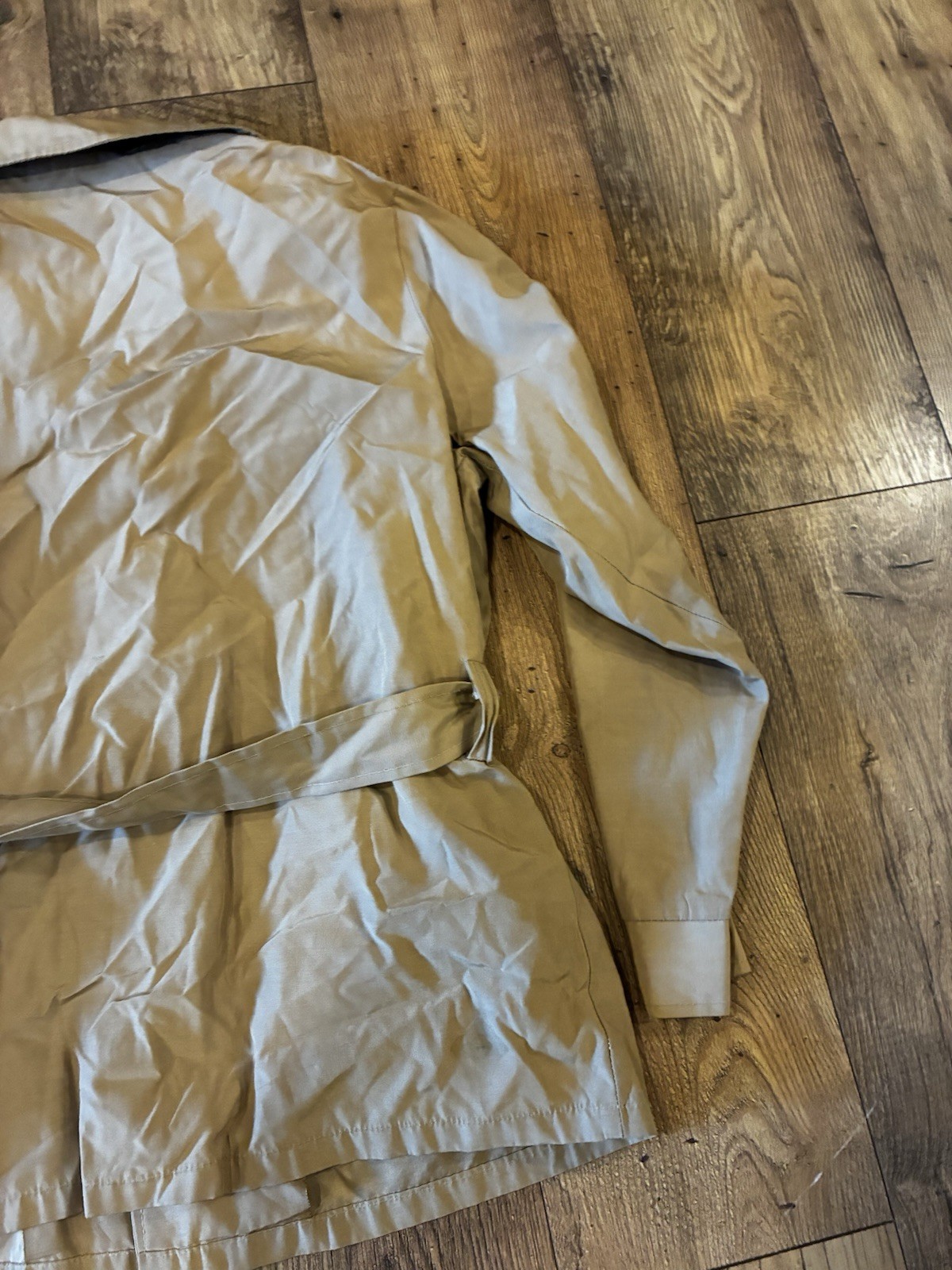 VTG 60’s Towncraft Penneys Khaki Belted Safari Jacket Coat Size Medium