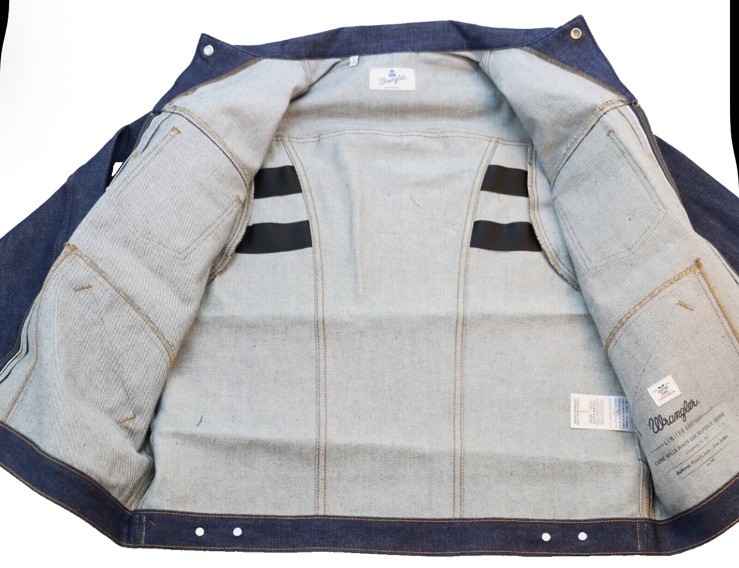 Wrangler Men’s Denim Jacket 11MJZ Cone Mills White Oak Selvedge Sanforized 14 oz