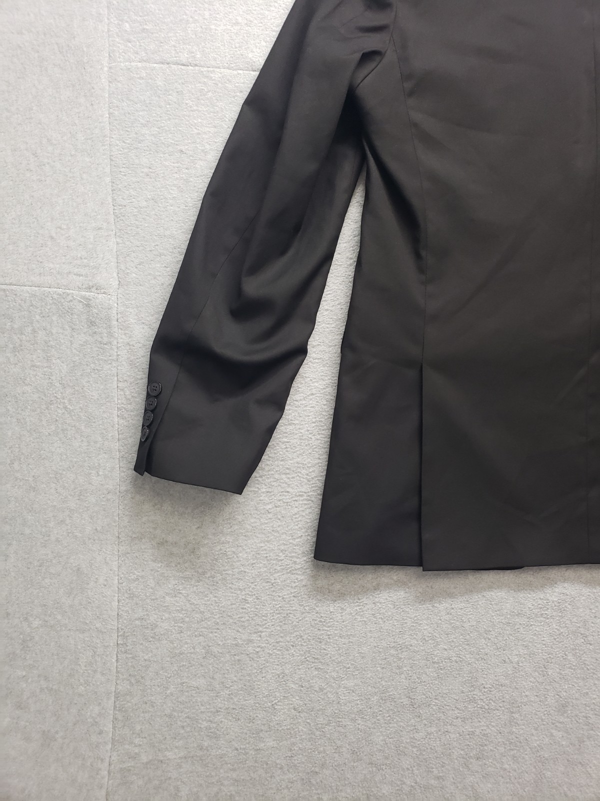 APT 9 Men Blazer Jacket 40L Black Single Breasted Notch Lapel Formal Business