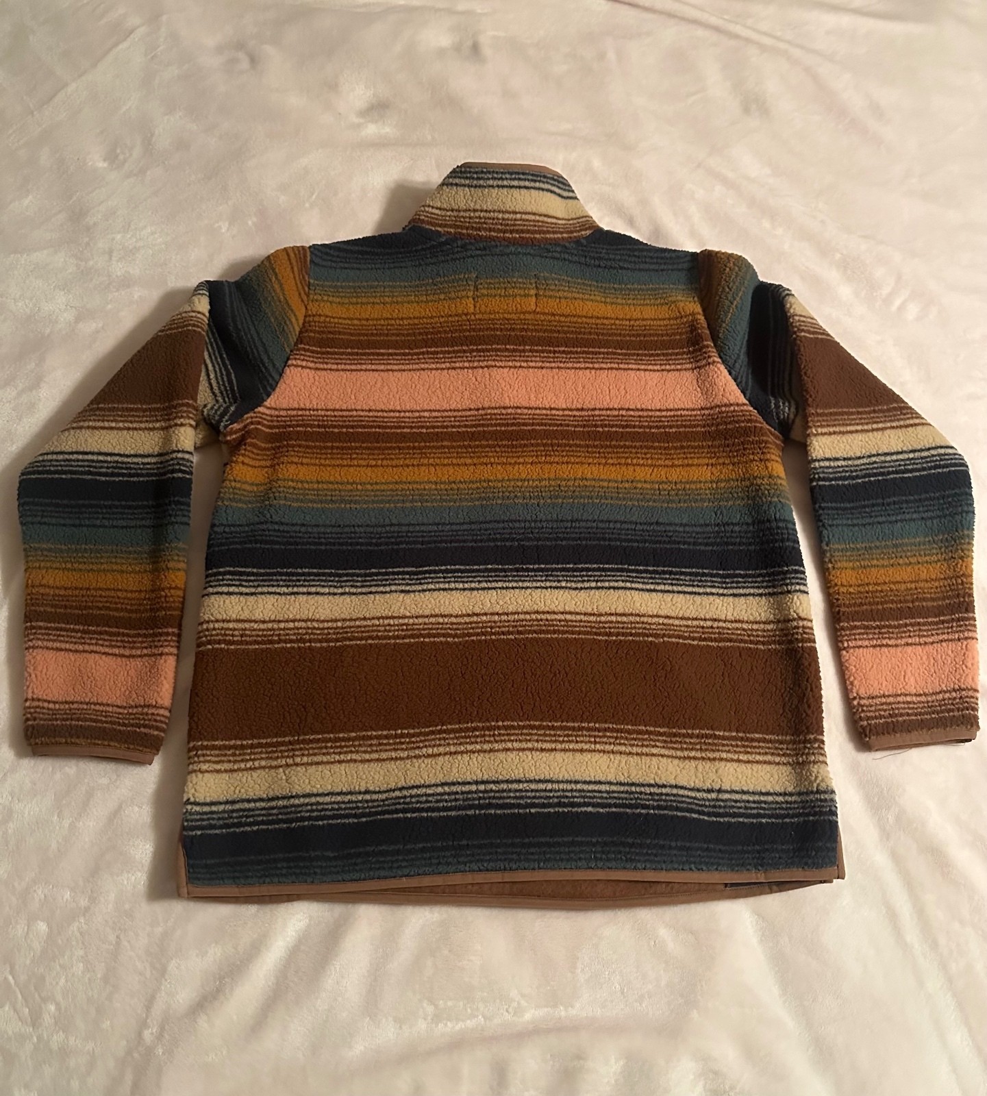 Wrangler Sherpa Fleece Lined Thermal Jacket / Shacket – Size Medium (M) Brown