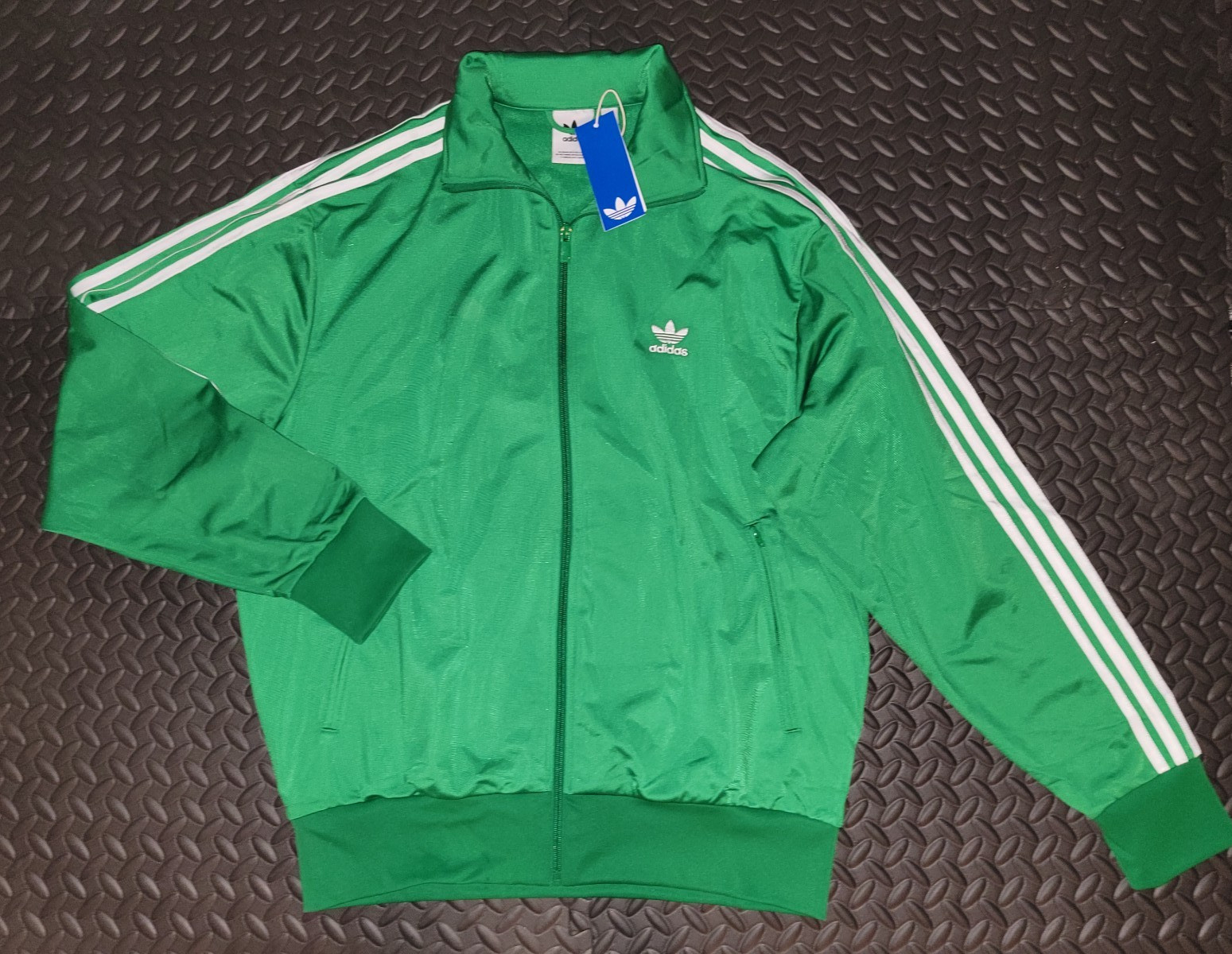 NEW MEN’S ADIDAS ORIGINALS FIREBIRD TREFOIL TRACK JACKET ~SIZE LARGE #JD01 SALE