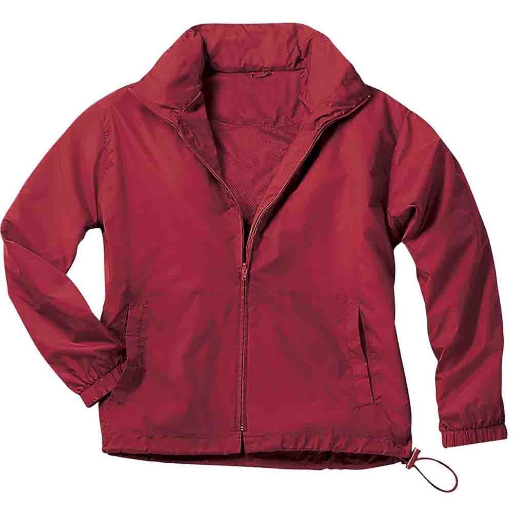 River’s End Full Zip Nylon Anorak Mens Red Casual Athletic Outerwear 3387-RD