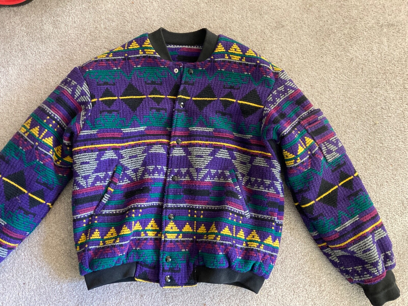 Yes Indian blanket bomber jacket, size XL
