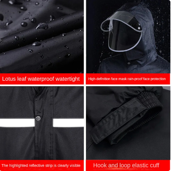 Rain Suit for Men Women Jackets Pant Gear Raincoat Waterproof motorcycle