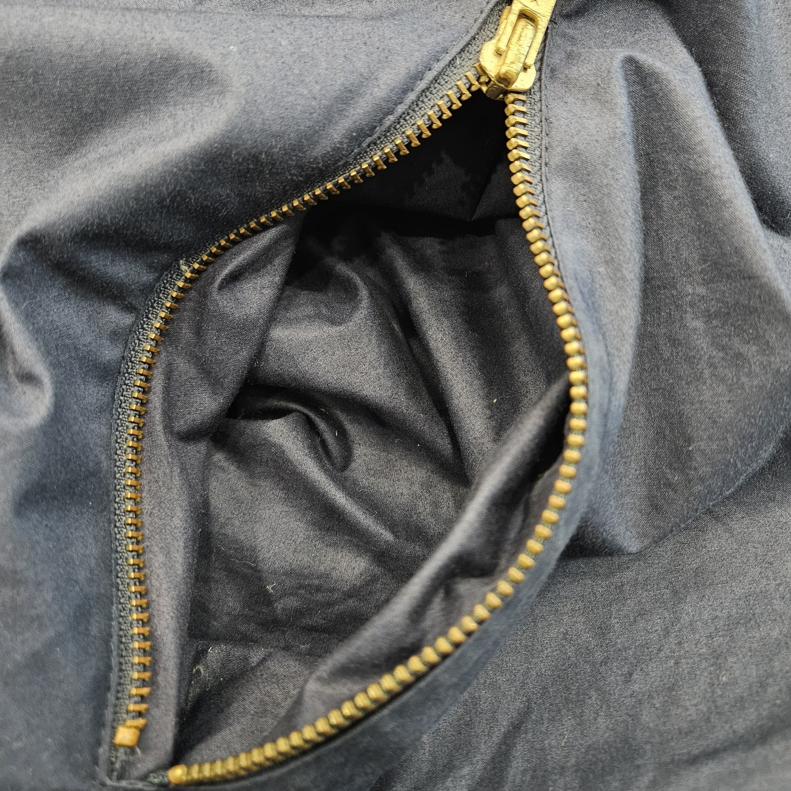 90s Polo Ralph Lauren Down Jacket XL Navy Blue Puffer Waterfowl Down 100g Cotton