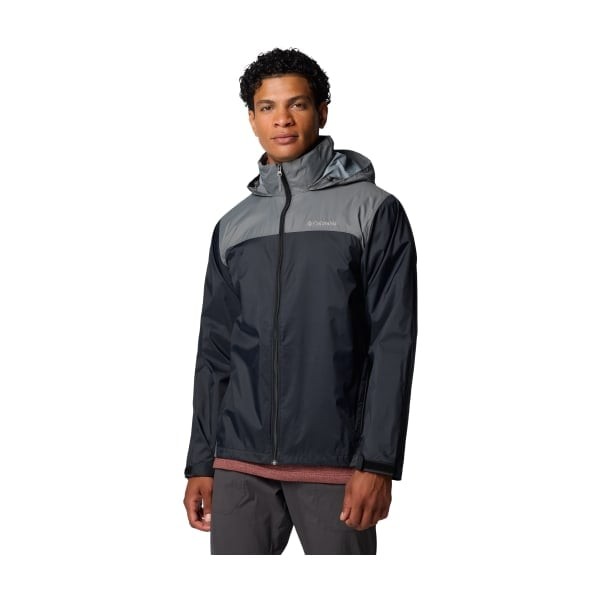 Columbia Men’s Glennaker Lake II Hooded Rain Jacket, Waterproof Nylon, Packable,