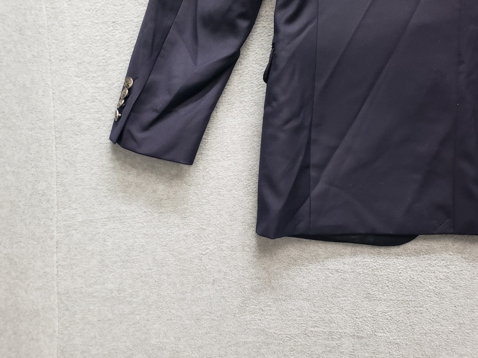 Lauren Ralph Lauren Men Blazer Jacket 38R Navy Blue Two Button Pockets Business