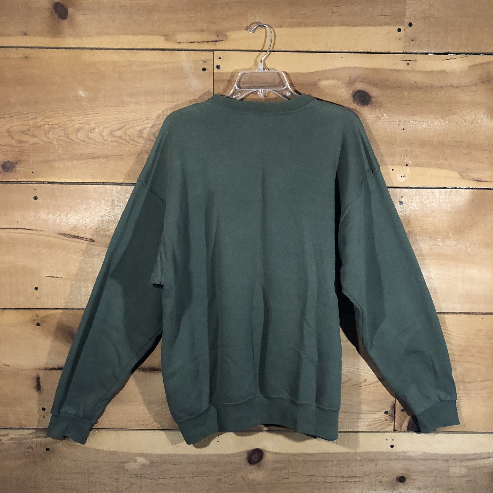 Vintage Soffe Sweats Marines Sweatshirt Made USA Mens Size Large Green Pullover