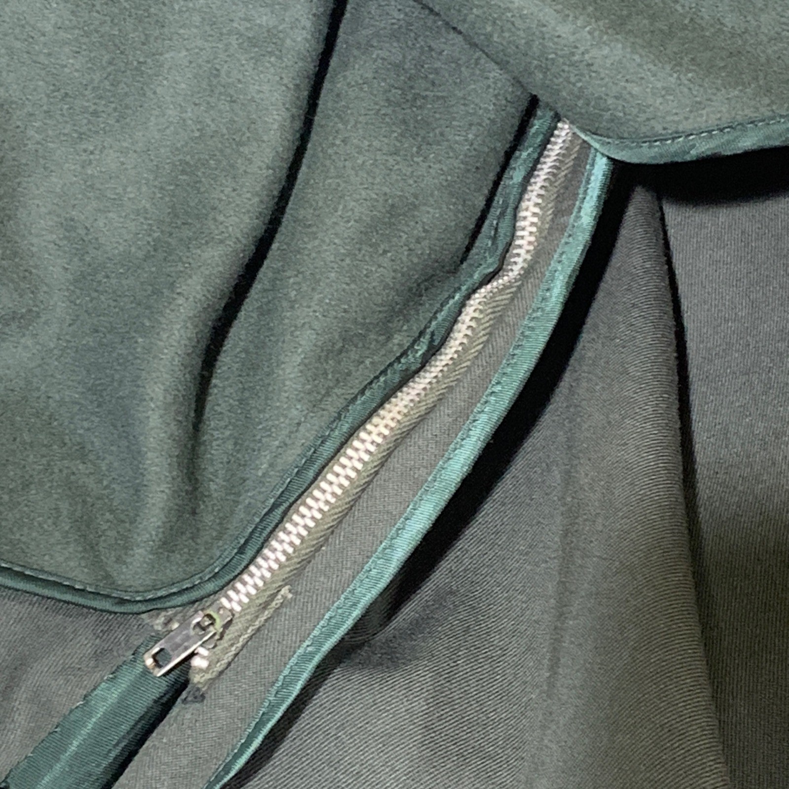 Military Surplus Trench Coat Men 38R Olive Green Wool Liner Belted Vintage