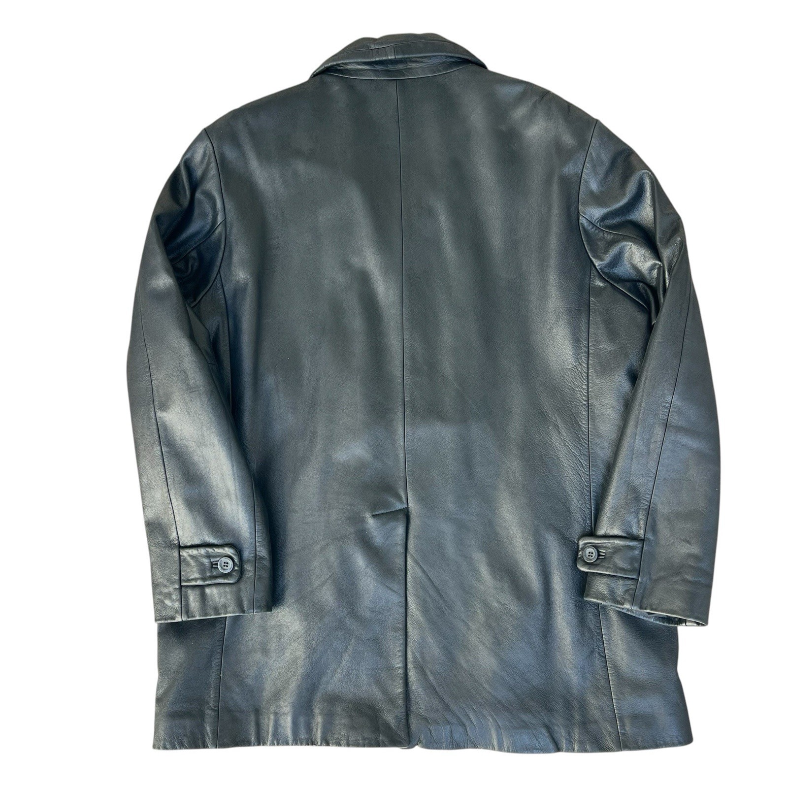Guess Vintage 90s/Y2k Leather Car Coat