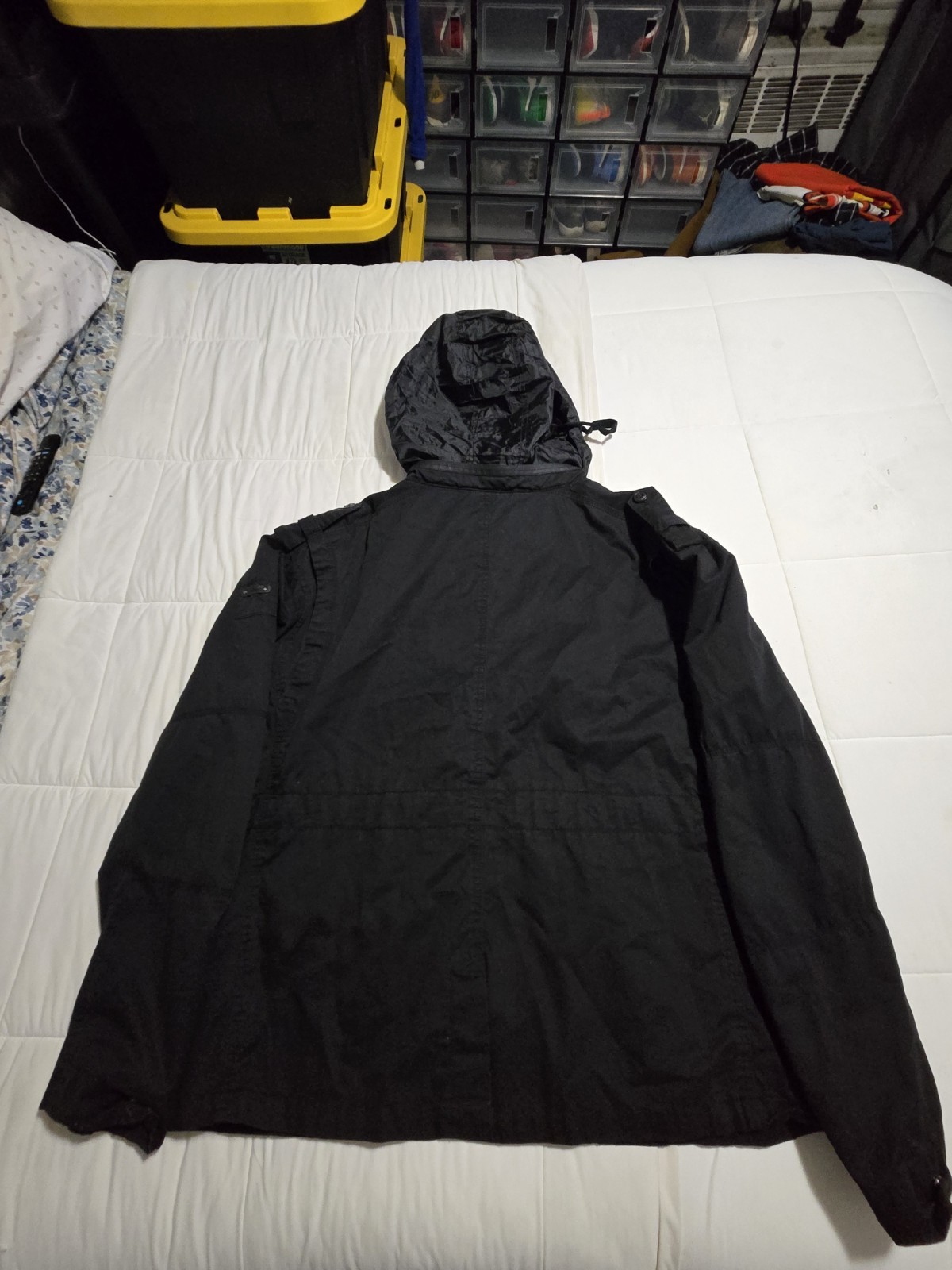 Brandit Britannia Mens Field Jacket 5XL Police Travel Coat Parka Black 3XL