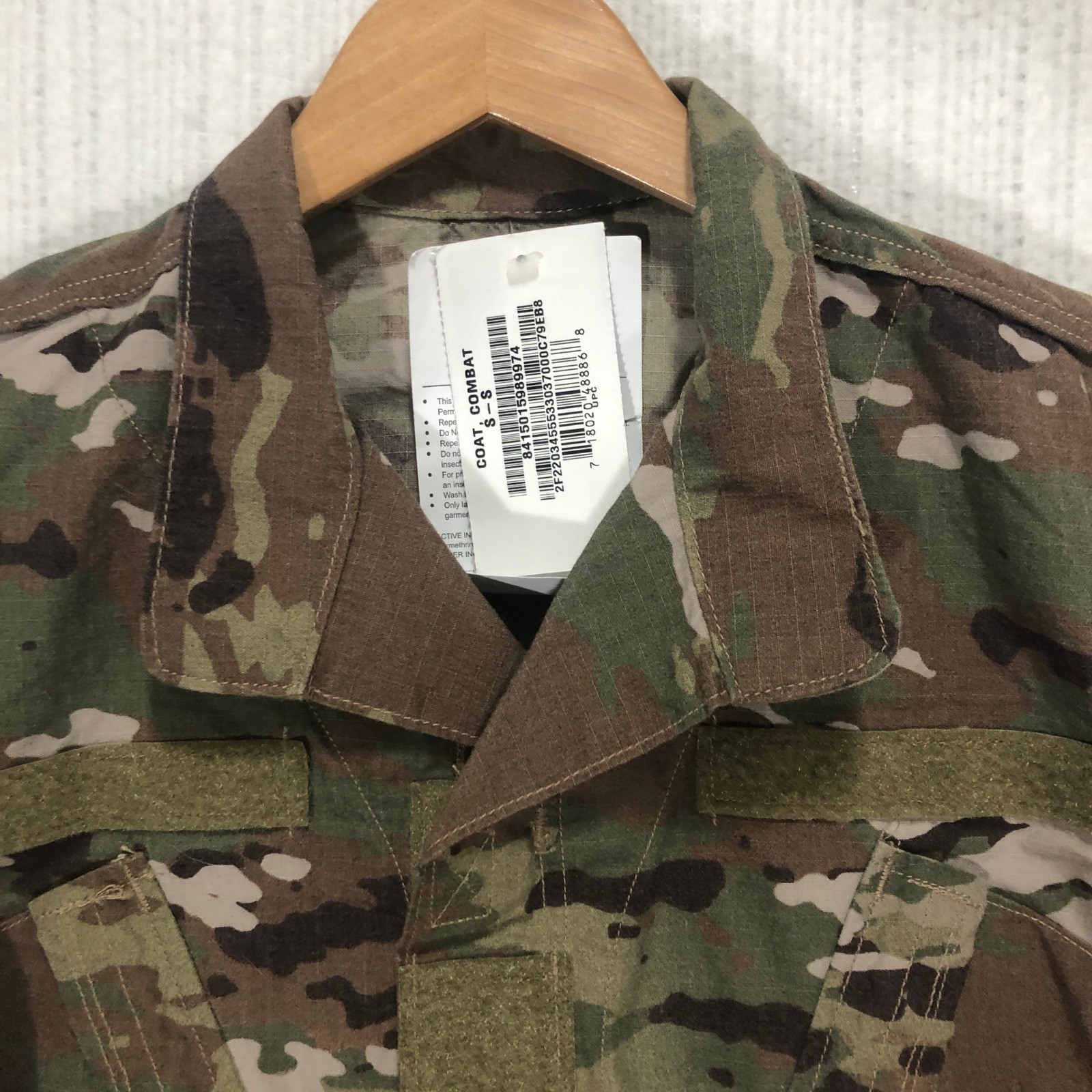 NWT US Military OCP Combat Coat Jacket Short Camo Insect Guard 8415-01-598-9974