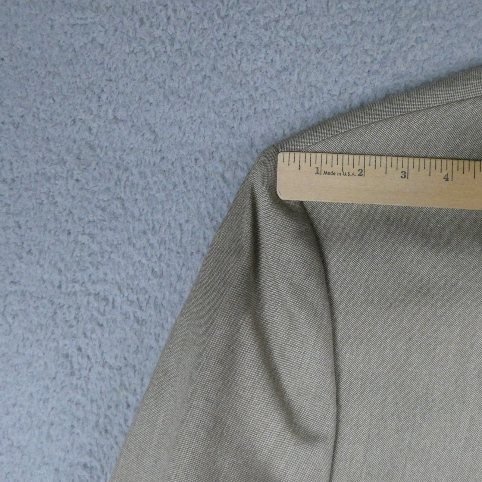Lauren Ralph Lauren Mens Blazer 42R Sport Coat Tan Paisley Lined Two Button