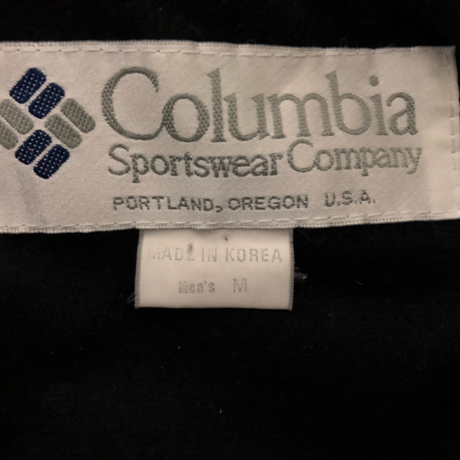 Columbia M Medium Multicolor Geometric Drawstring Button Men’s Jacket