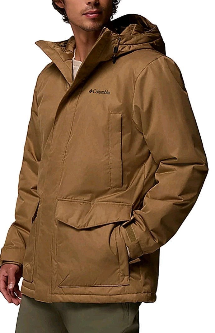 Men’s Columbia Pines Lake Omni Heat Heavy Waterproof Insulated HOOD Parka Sz XL