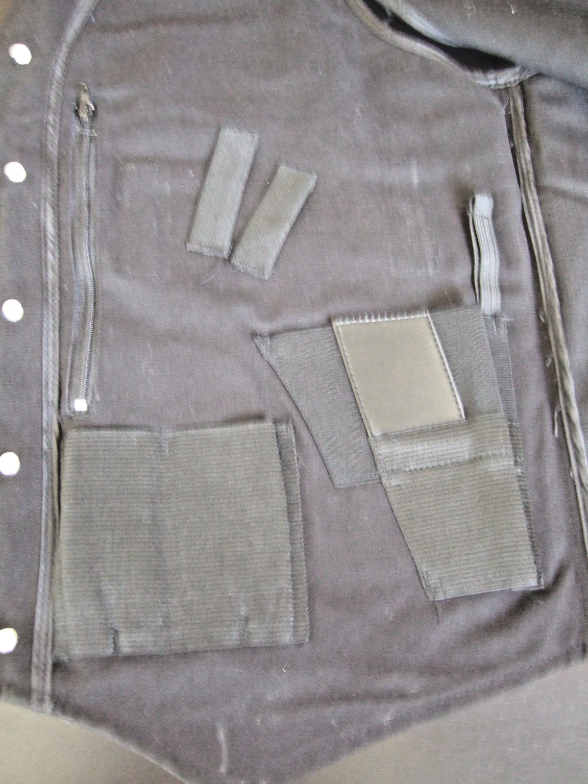 NWT WYOMING TRADERS TEXAS CONCEALED CARRY VEST SNAP BUTTON UP BLACK MEDIUM