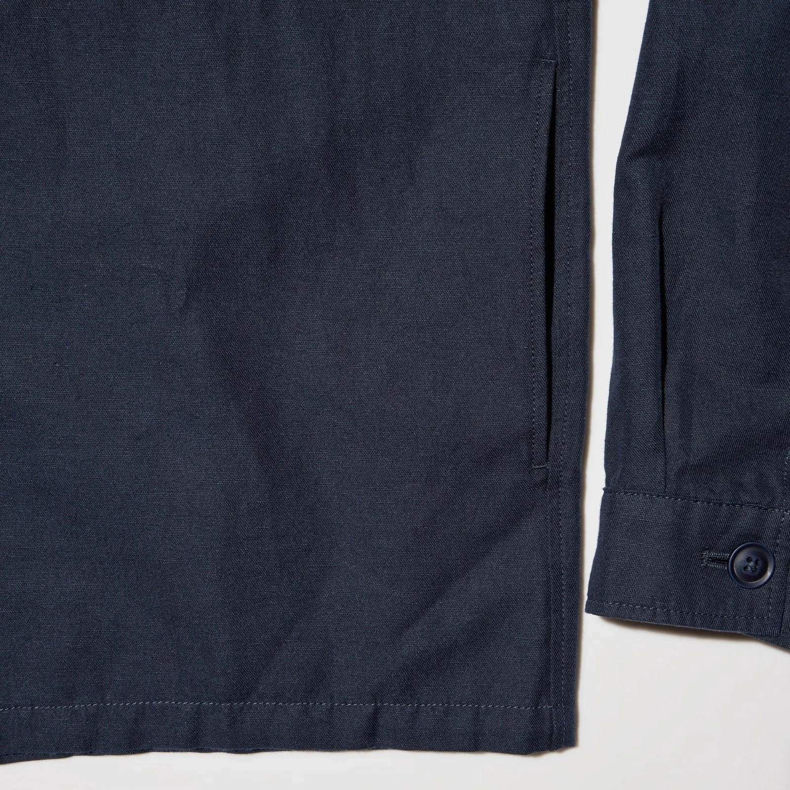 UNIQLO Cotton Linen Shirt Jacket 4 Colors XS~4XL Men Unisex New Japan