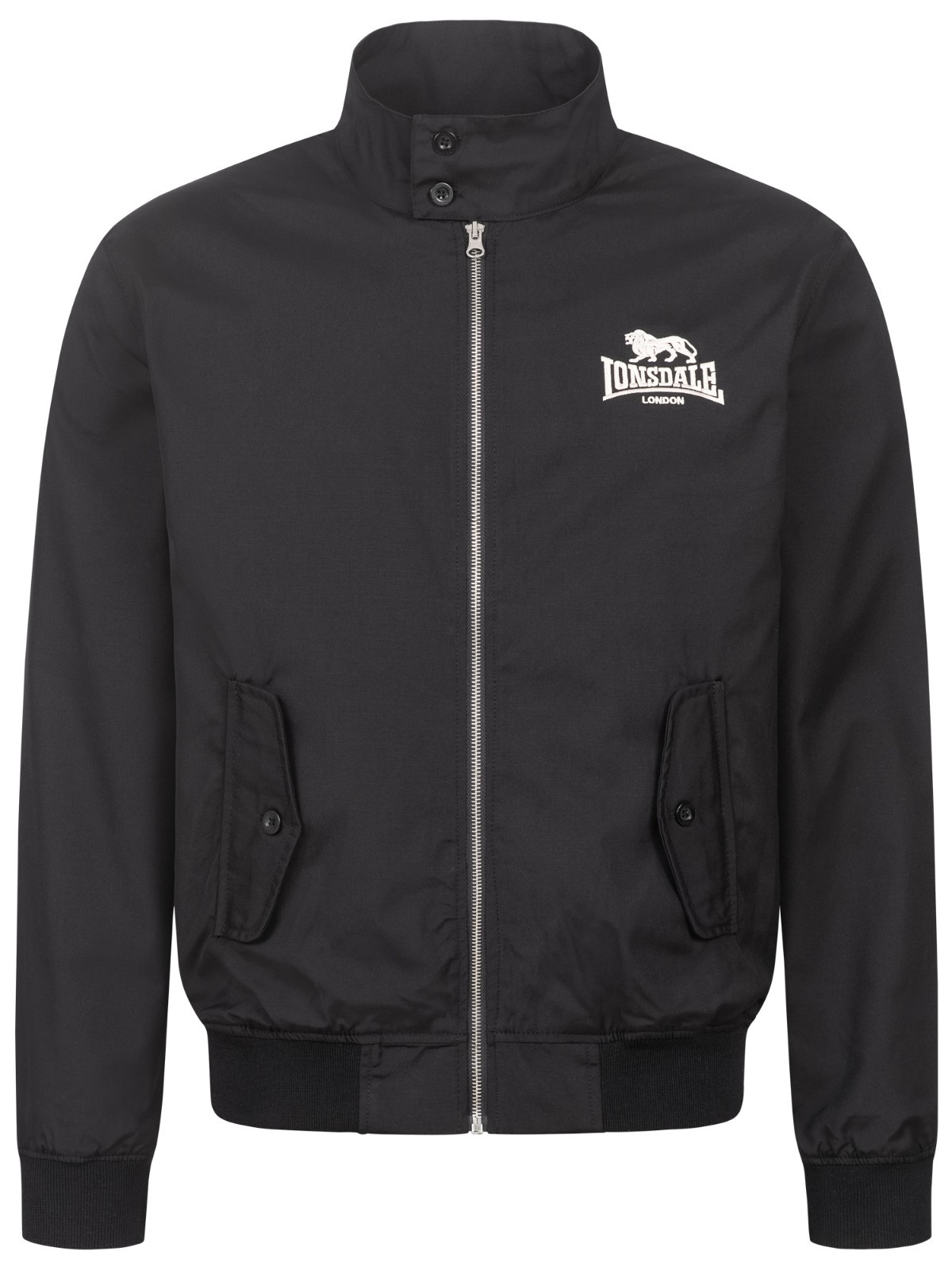 Lonsdale London Harrington Jacket Black NEW S M L XL 2XL 3XL Bomber Jacket 110538