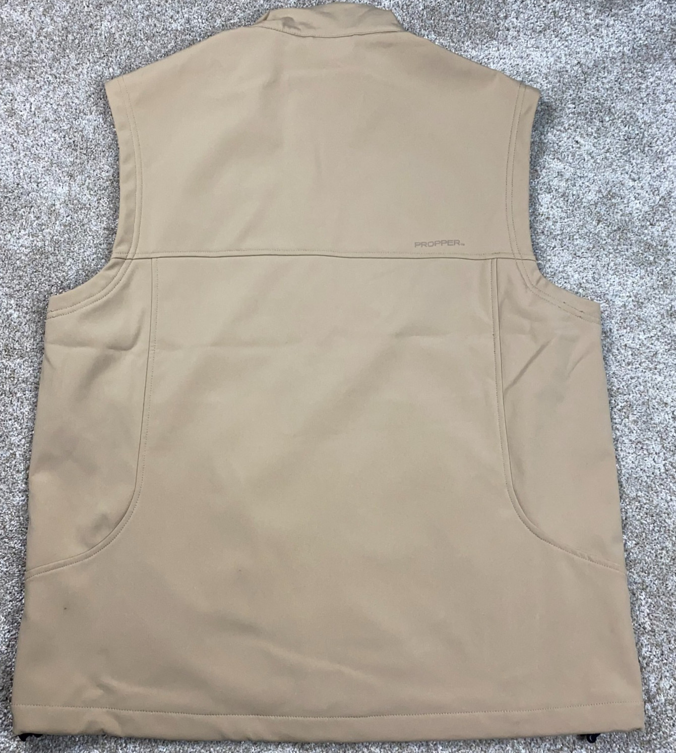 Propper Icon Softshell Vest Khaki/Beige Tactical Size Men’s Large Multi Use