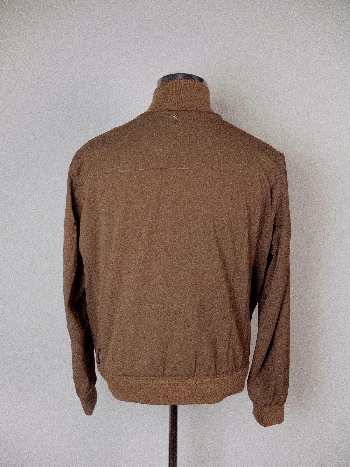 (NO CUSTOMS TAX) MONTECORE Italy brown nylon bomber jacket Size Large authentic