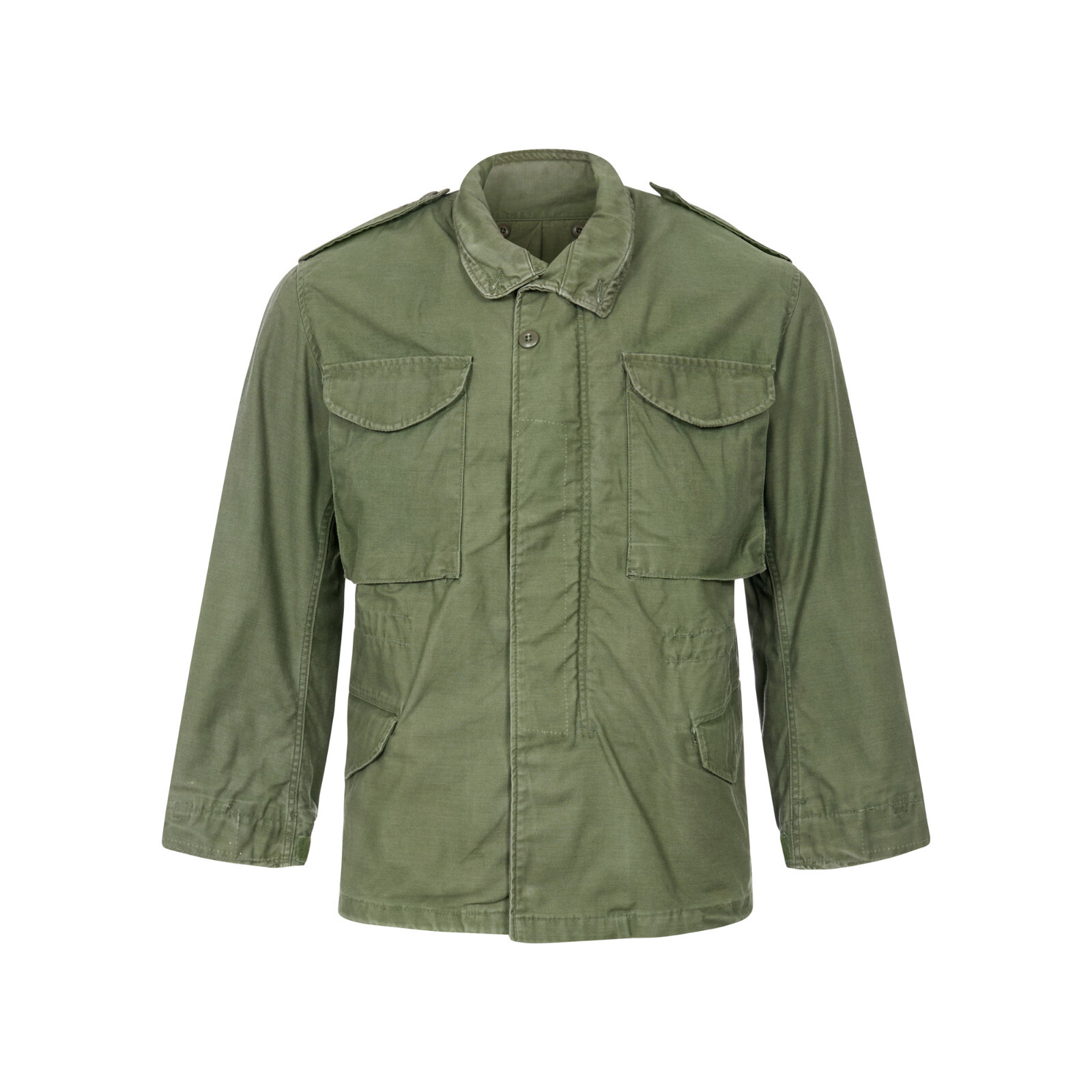 M65 Jacket Genuine US Army Surplus Vintage Military War Combat Field Coat Olive