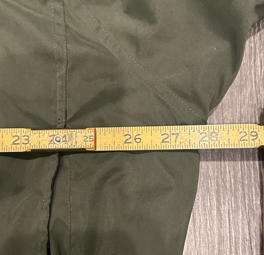 Woolrich Utility Field Rain Jacket Mens XL Green Mesh Lined Lightweight Vintage
