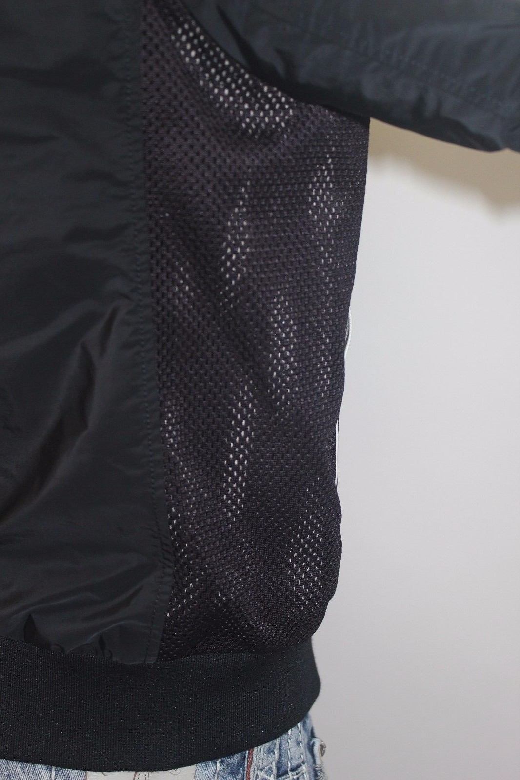 Yes London Leather Quilted Details Moto Bomber Jacket Mens Size M Made In Italy