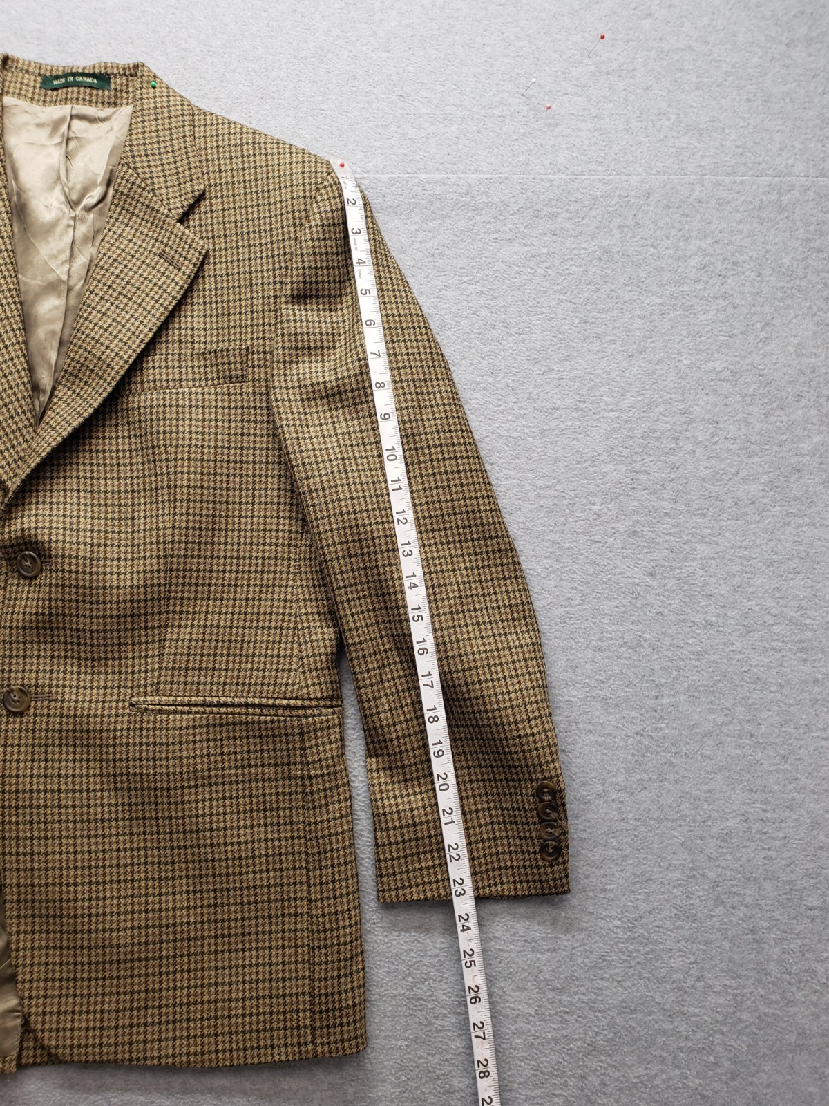 Lauren Ralph Lauren Men Blazer Jackets M 36S Houndstooth Check Lined Formal