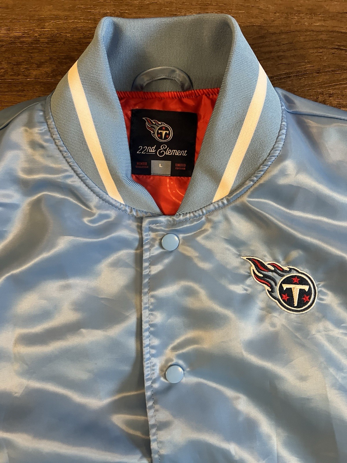 Tennessee Titans Limited Edition 22nd Element Mens Jacket Varsity NFL Bomber G5
